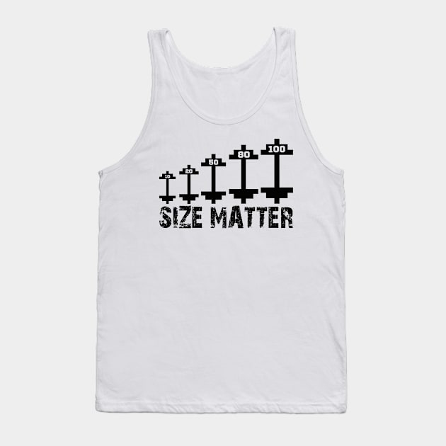 size matter Tank Top by mdr design